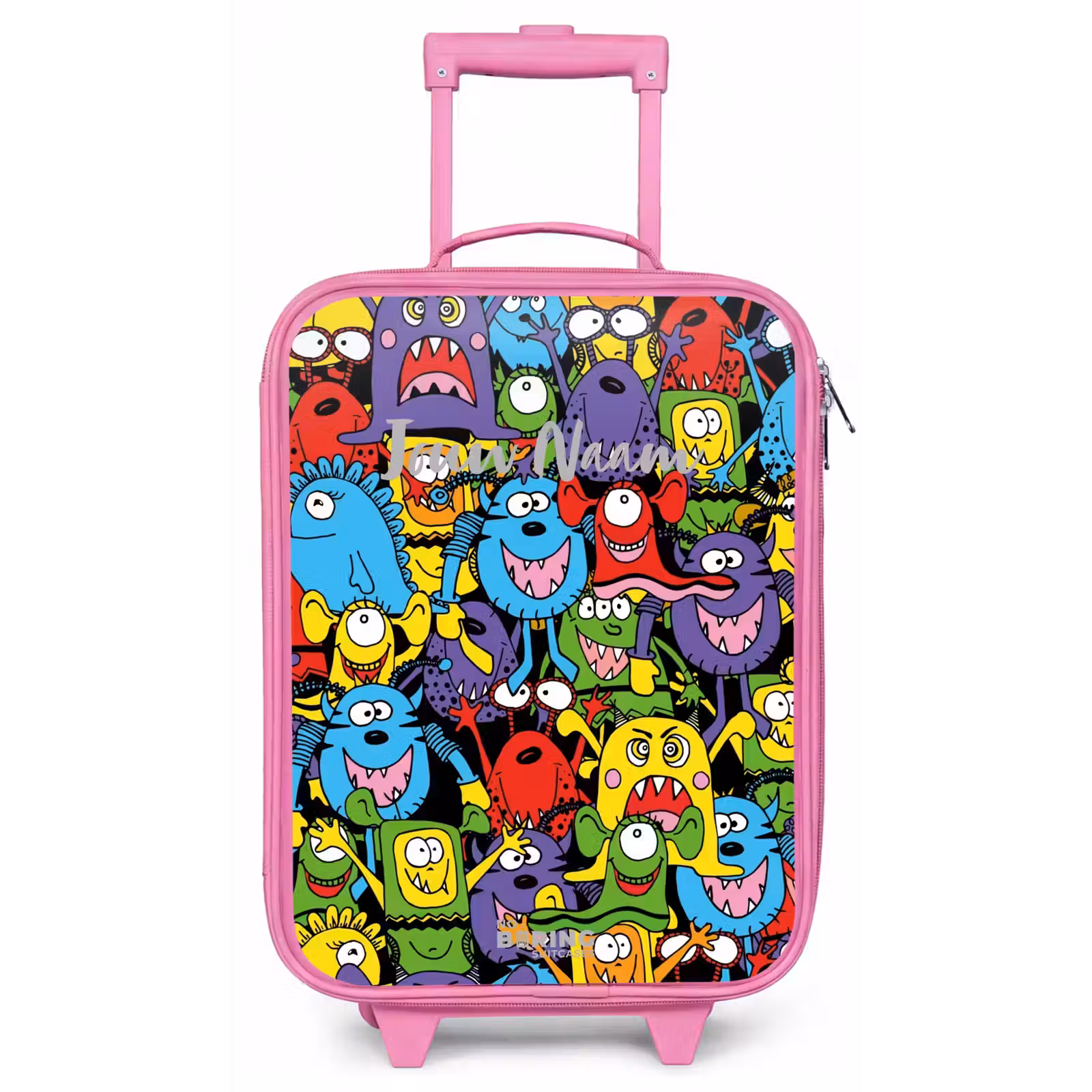 Kinderkoffer - Roze - Monsters met Felle Kleuren — 1