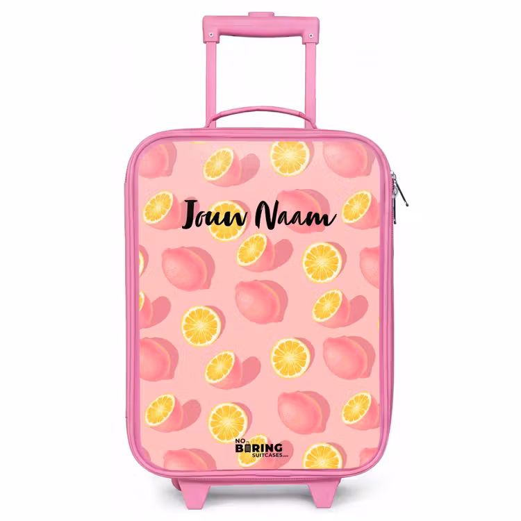 Kinderkoffer - Roze - Pink limoncello — 1