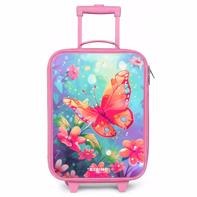 Kinderkoffer - Roze - Verbluffende vlinder — 1
