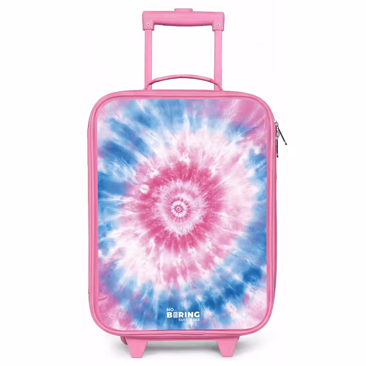 Kinderkoffer - Roze - Tie dye - Abstract - Blauw - Roze — 1