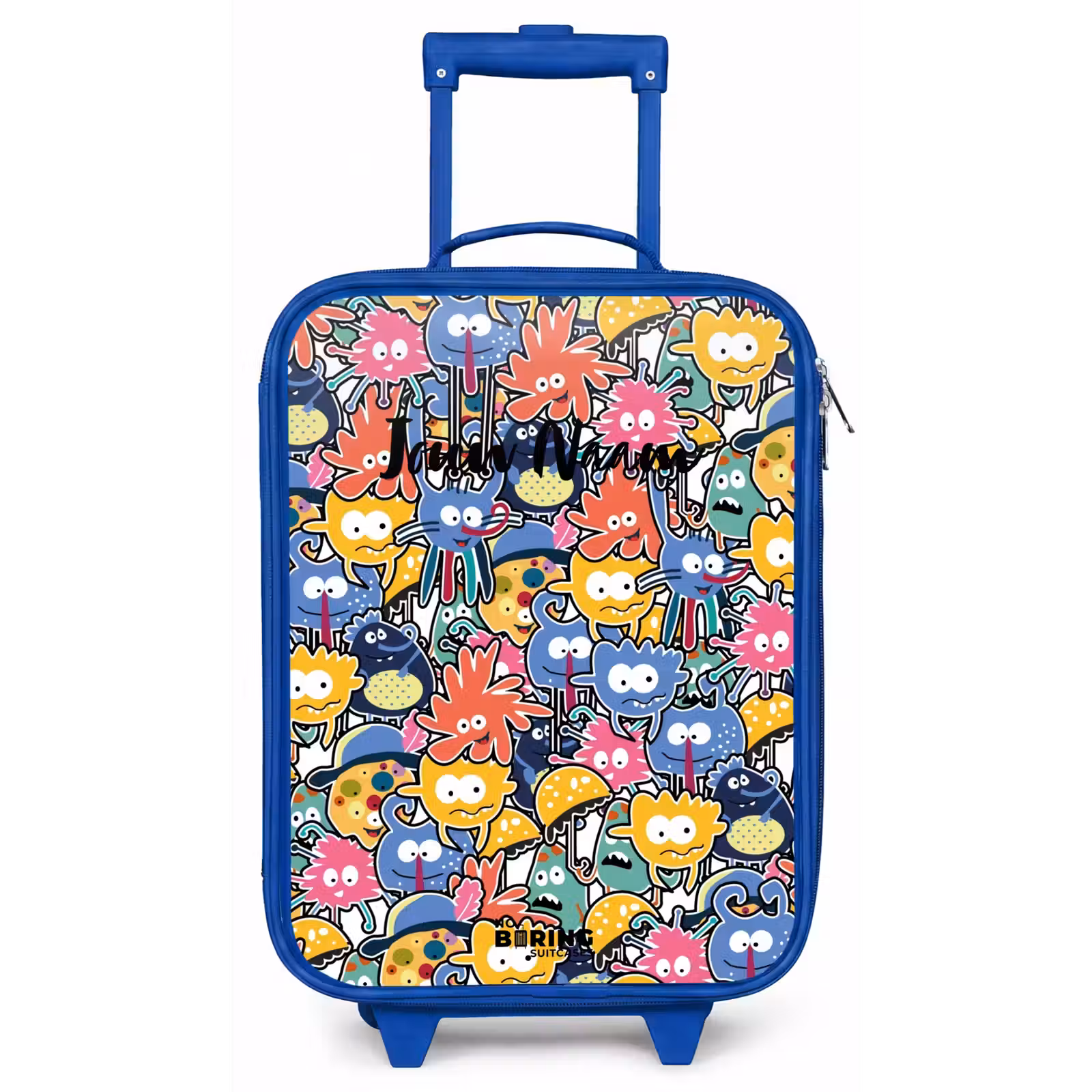 Kinderkoffer - Blauw - Beestjes met Grote Oogjes — 1
