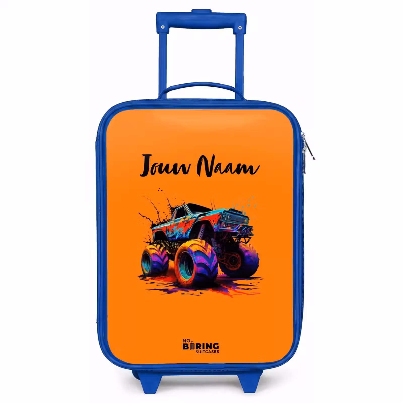 Kinderkoffer - Blauw - Rainbow Wheels — 1
