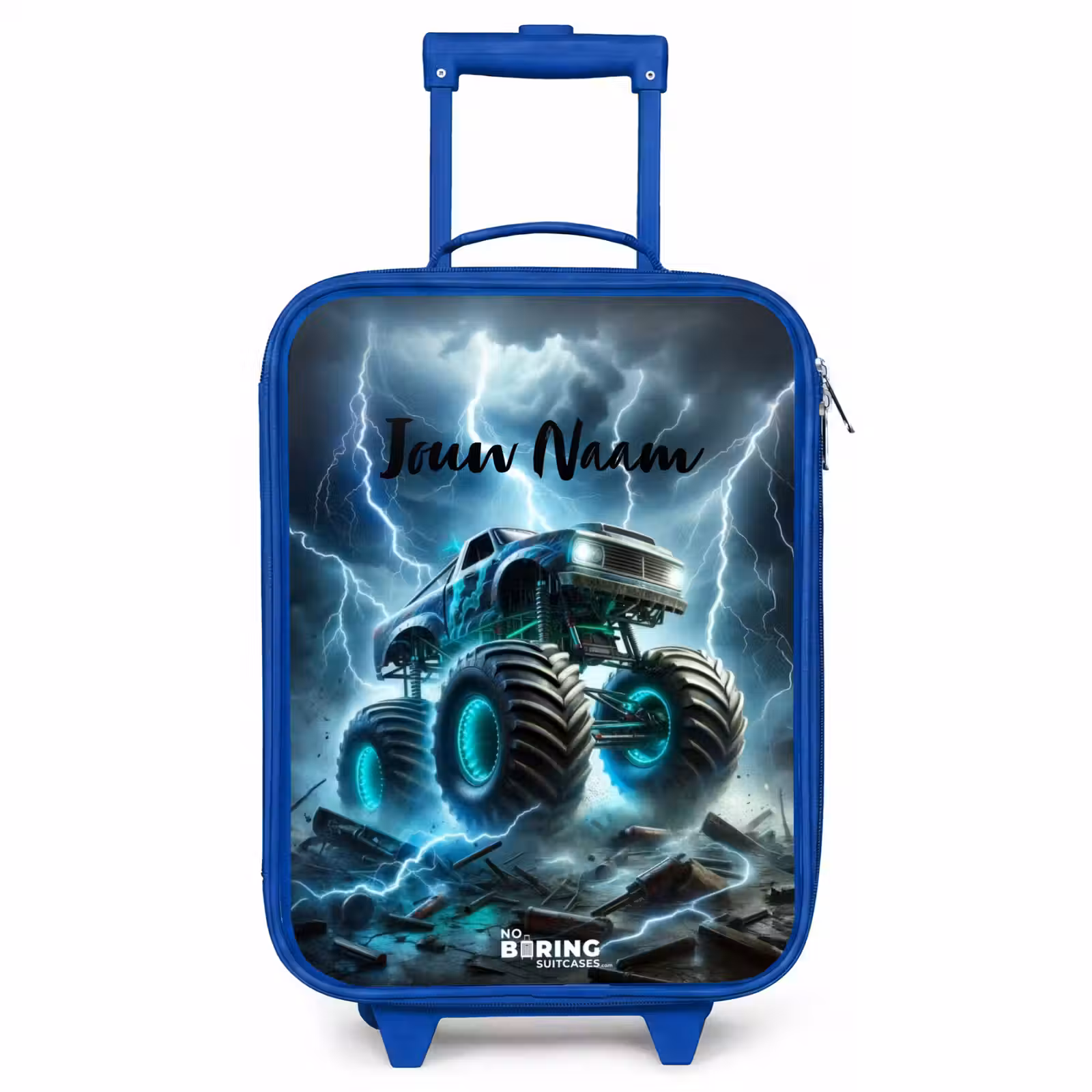 Kinderkoffer - Blauw - Thunder Wheels — 1