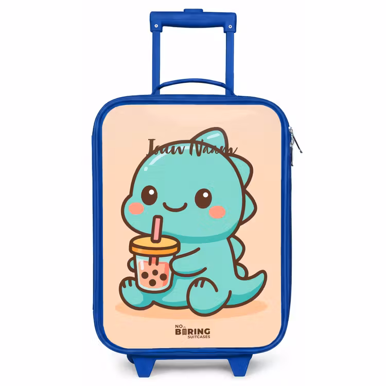 Kinderkoffer - Blauw - Kawai - Dino - Bubbletea — 1