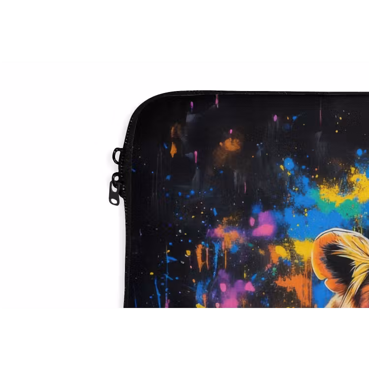 Laptophoes - Leeuwen - Schilderij - Kleuren — 5