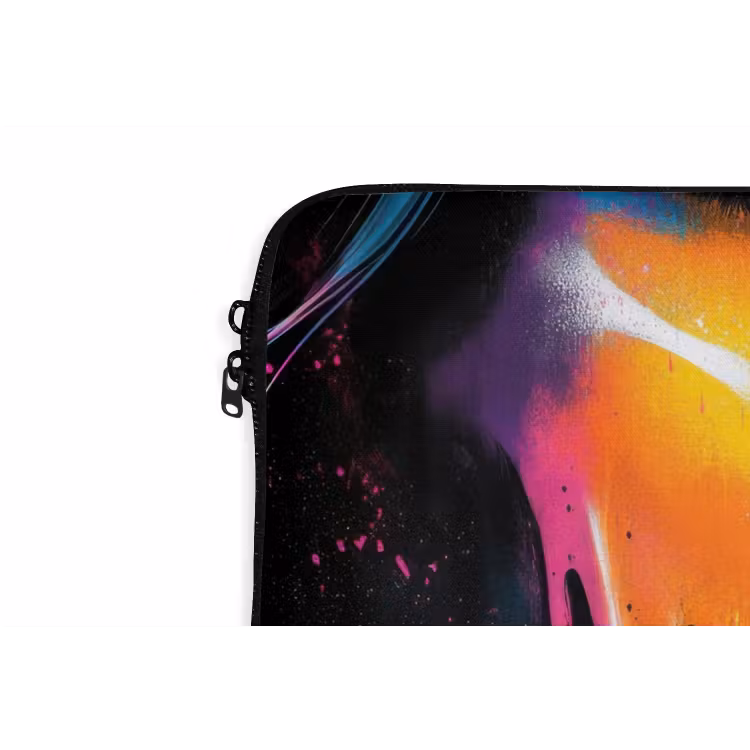 Laptophoes - Vrouw - Gezicht - Verf - Kunstzinnig — 5