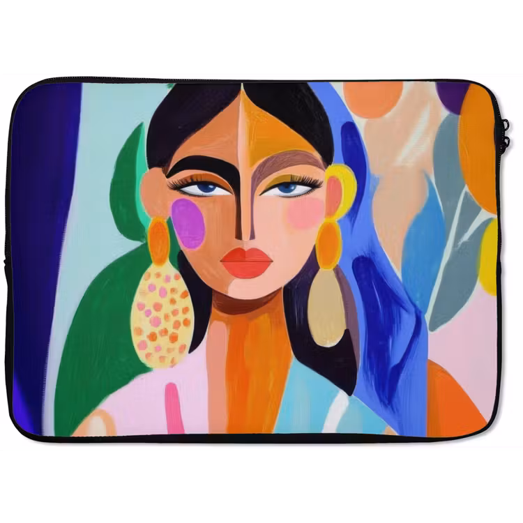 Laptophoes - Portret - Vrouw - Modern — 1