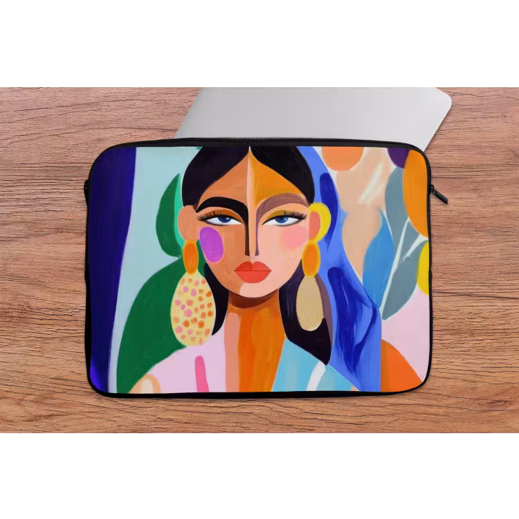 Laptophoes - Portret - Vrouw - Modern — 2