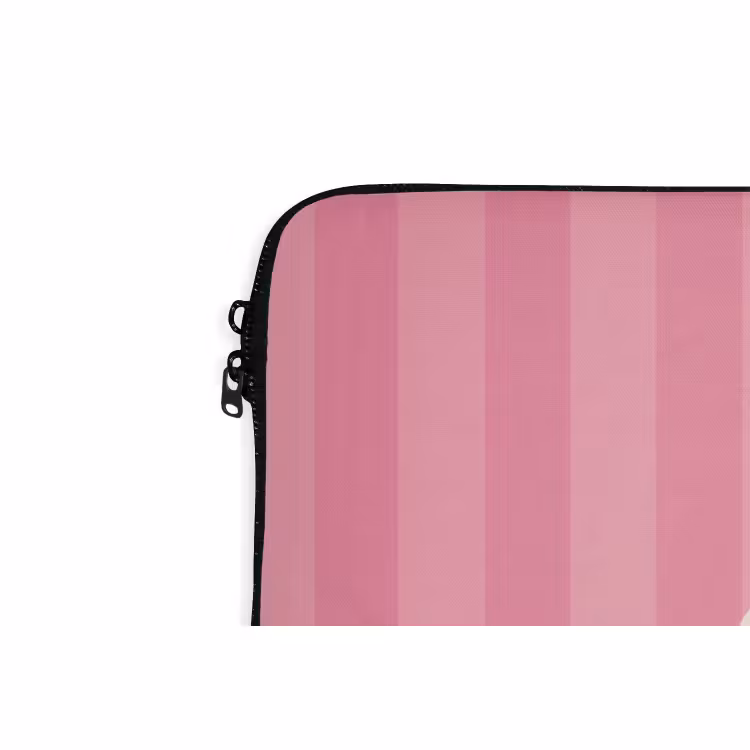 Laptophoes - Gestreept - Roze - Chéri — 5