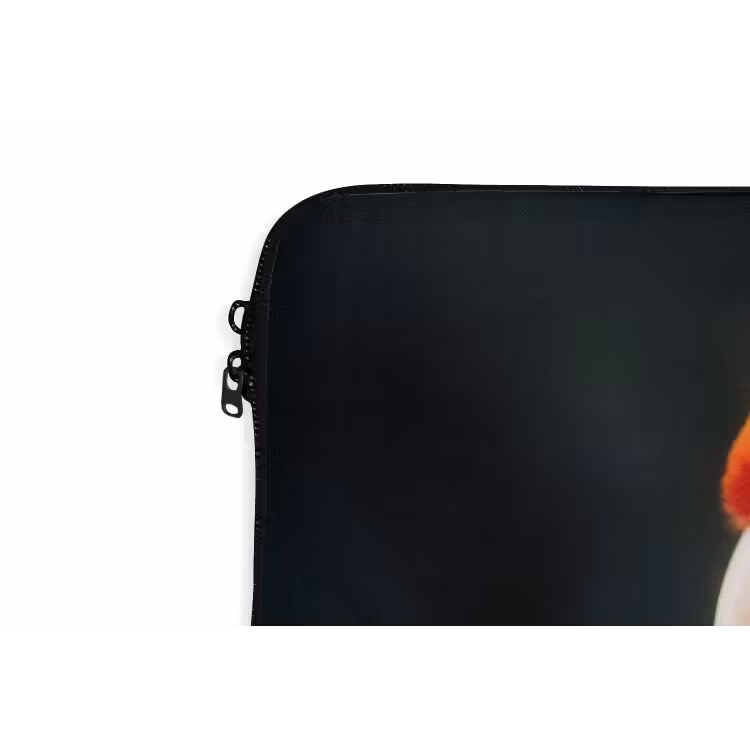 Laptophoes - Close-up - Papegaai - Veren - Oranje — 5