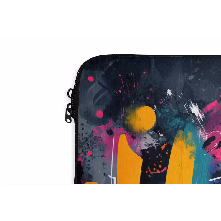 Laptophoes - Abstract - Graffiti - Kleurrijk - Verfspatten — 5