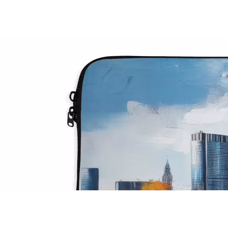 Laptophoes - Bomen Frankfurt- Stad - Skyline - Brug — 5