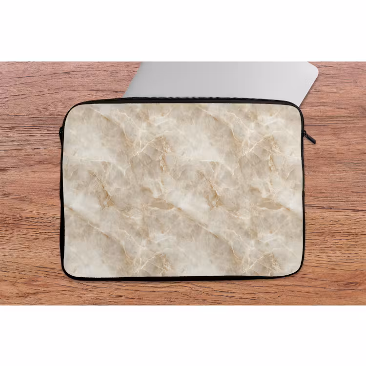 Laptophoes - Lichtbeige - Onyx - Subtiel — 2