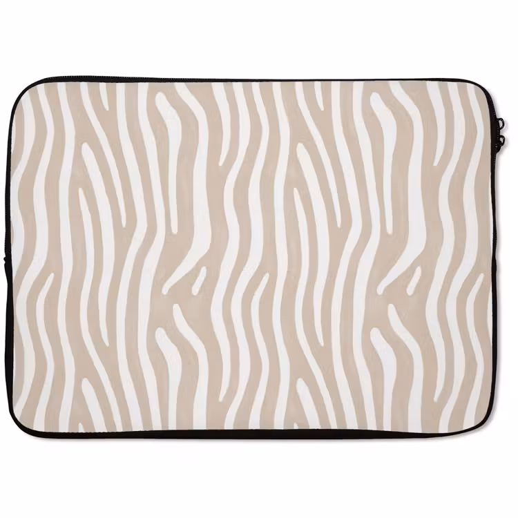 Laptophoes - Abstract - Zebra - Beige