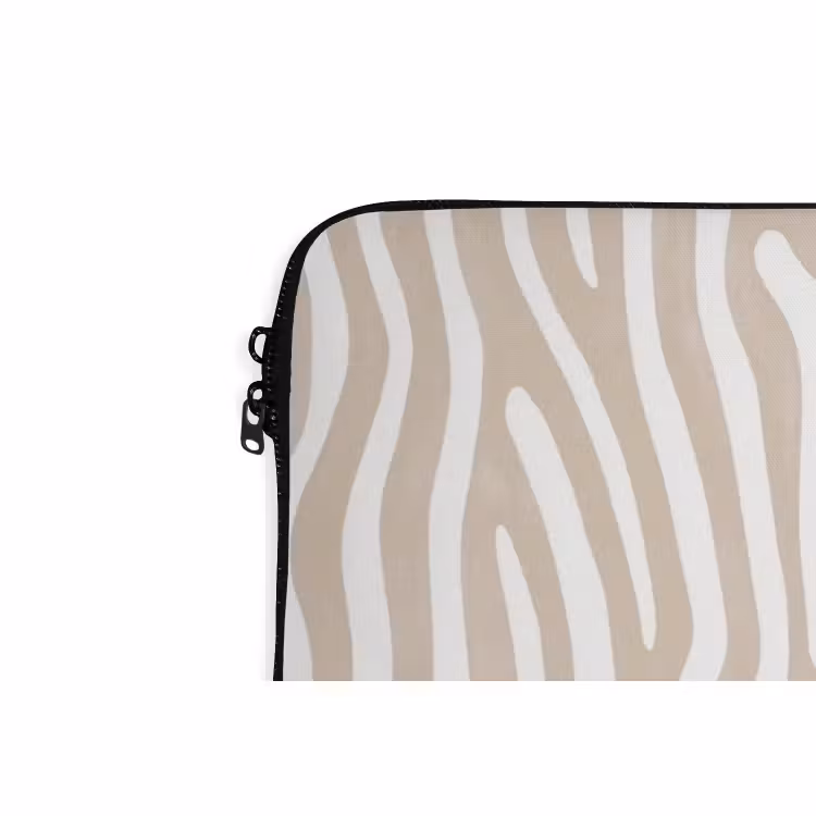 Laptophoes - Abstract - Zebra - Beige — 5