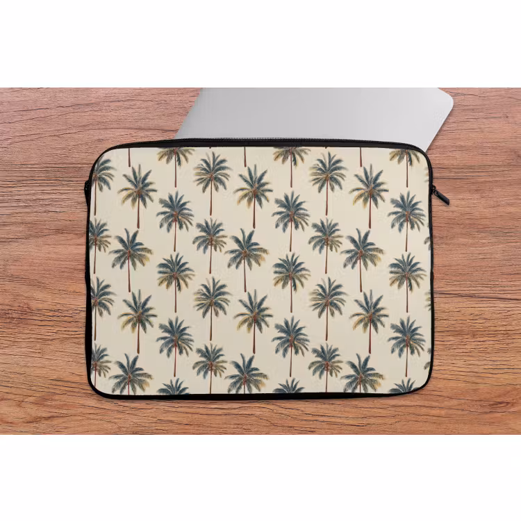Laptophoes - Palmbomen - Tropisch - Groen — 2