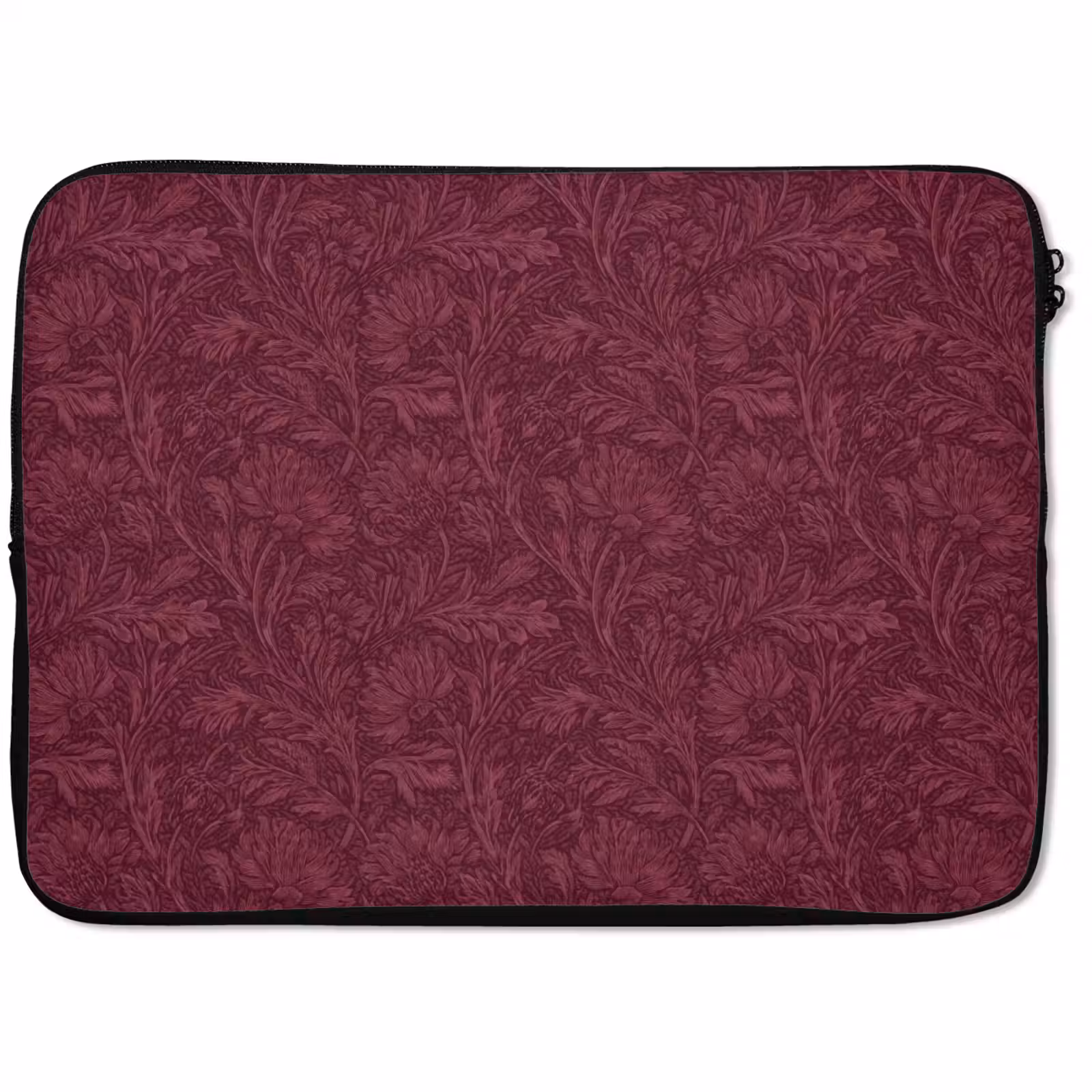 Laptophoes - Bladeren - Patroon - Paars — 1