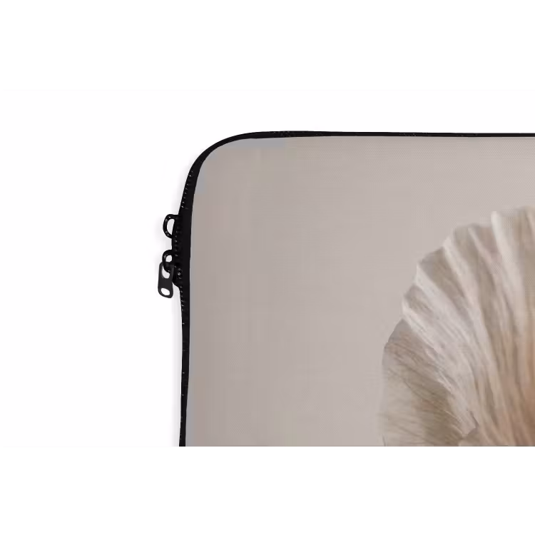 Laptophoes - Bloem - Beige - Crème — 5
