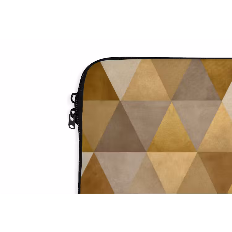 Laptophoes - Geometrisch - Driehoek - Goud — 5