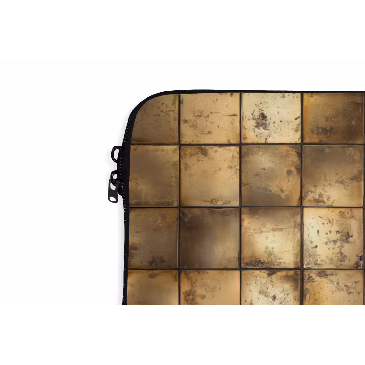 Laptophoes - Geometrisch - Tegels - Goud — 5