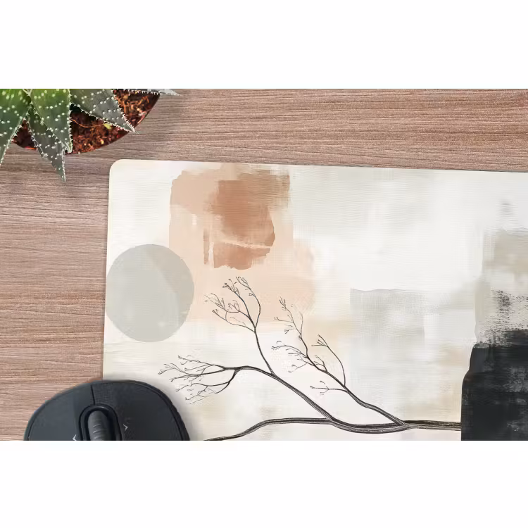 Muismat - Wabi sabi - Beige - Plant — 5
