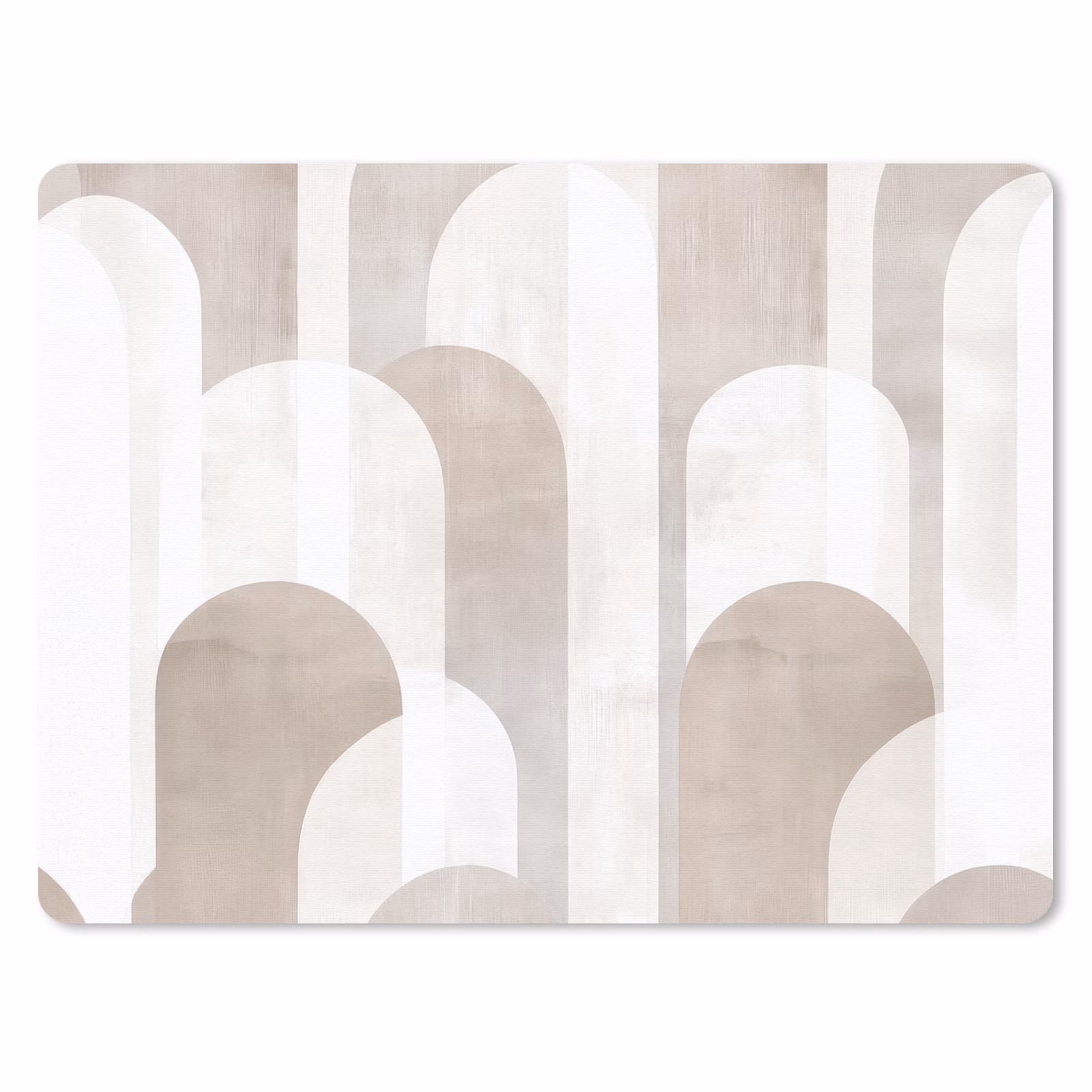 Muismat - Abstracte bogen - Modern - Beige — 1