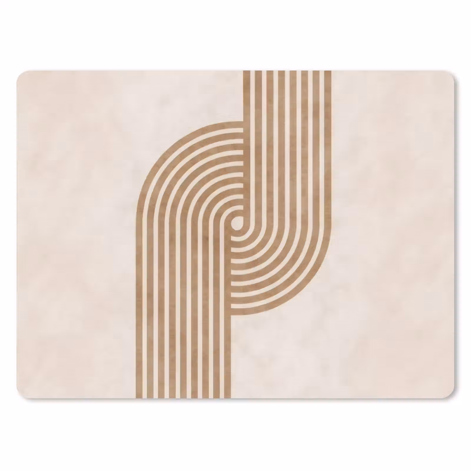 Muismat - Symmetrische bocht - Koperkleurig — 1