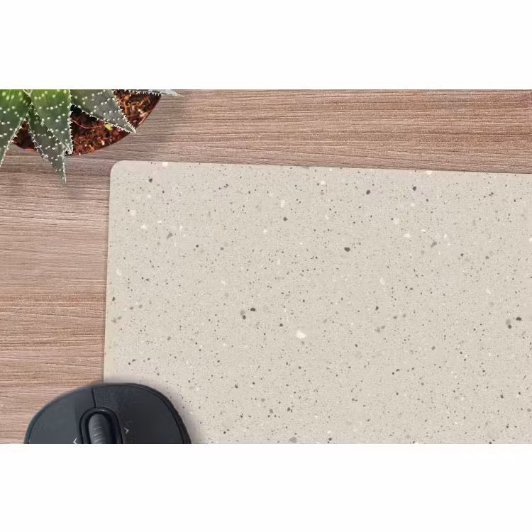 Muismat - Lichtbeige - Terrazzo - Grijs — 4