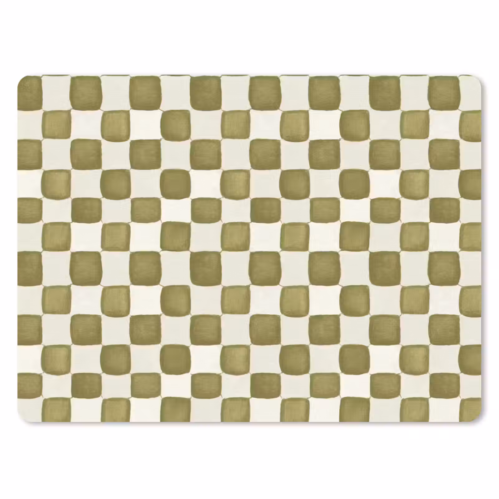 Muismat - Schaak - Patroon - Groen — 1