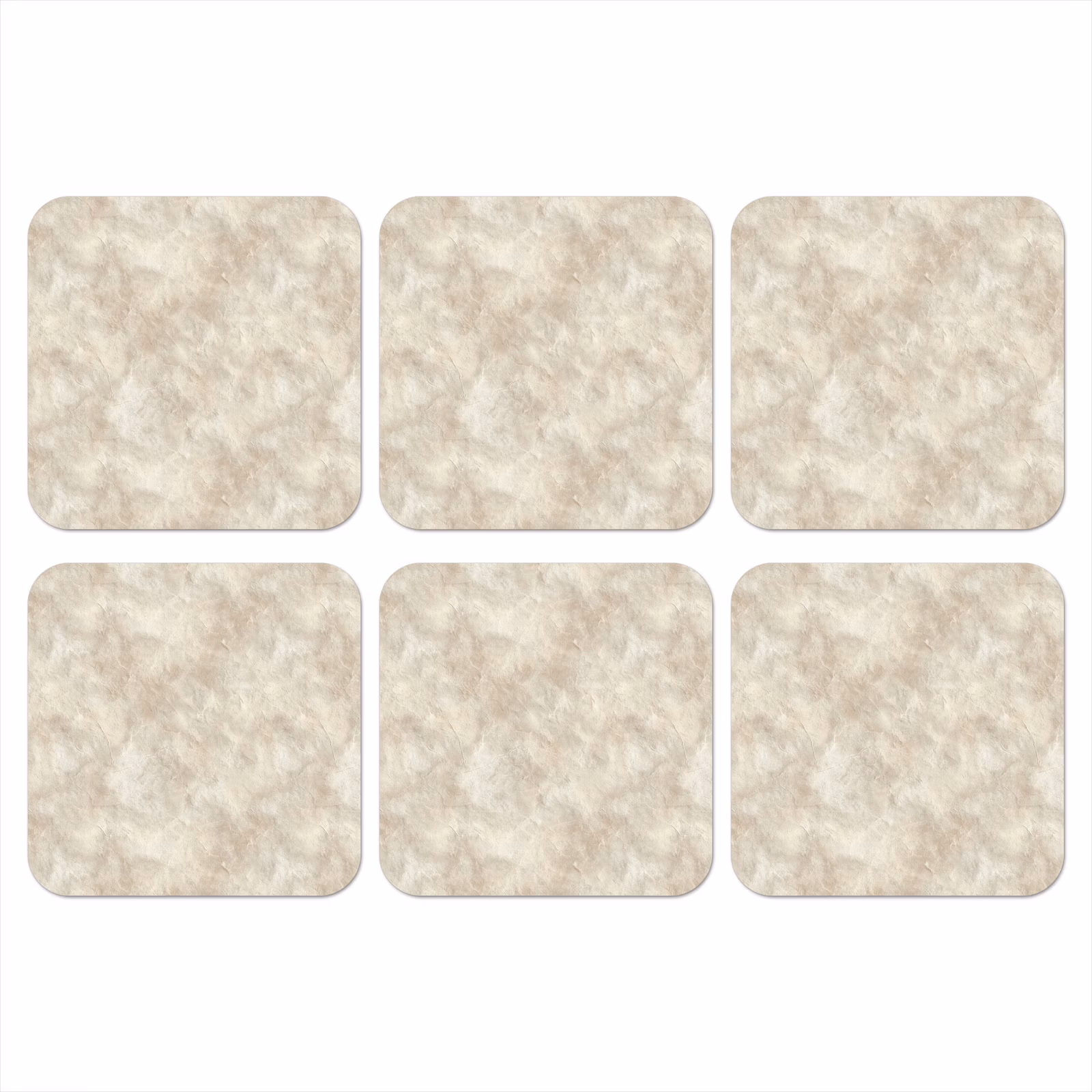 Onderzetter - Beige - Reliëfstructuur - Natuursteen — 1