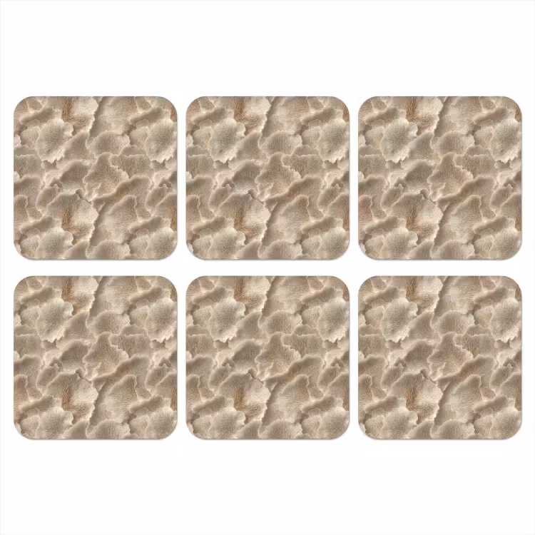 Onderzetter​ - Paddenstoel Lamellen Beige