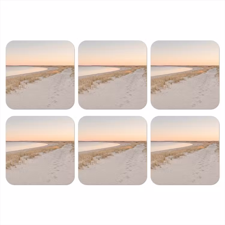 Onderzetter​ - Strand Duinen Zonsondergang