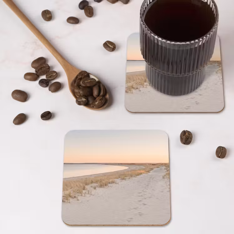 Onderzetter​ - Strand Duinen Zonsondergang — 4