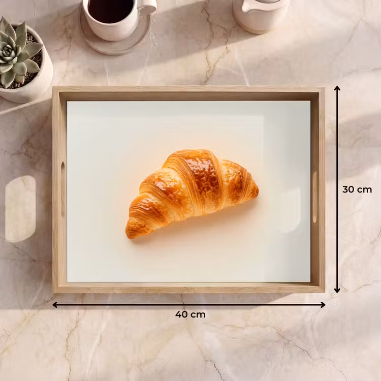 Dienblad - Croissant - Brood - Beige — 9