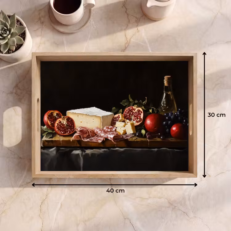 Dienblad - Stilleven - Vintage - Borrelplank — 9