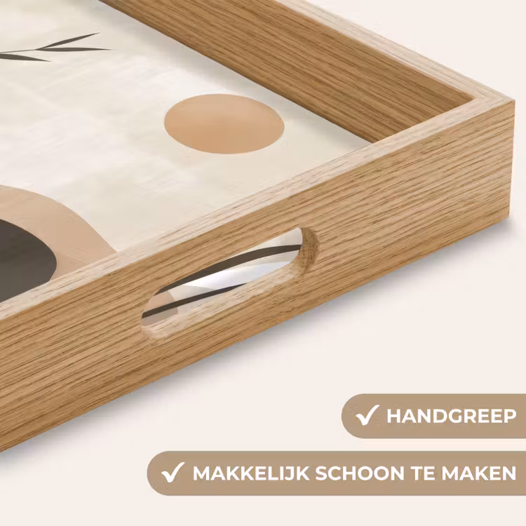 Dienblad - Japandi - Landschap - Beige — 5