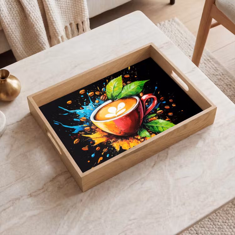 Dienblad - Koffie - Graffiti - Drinken - Abstract — 2
