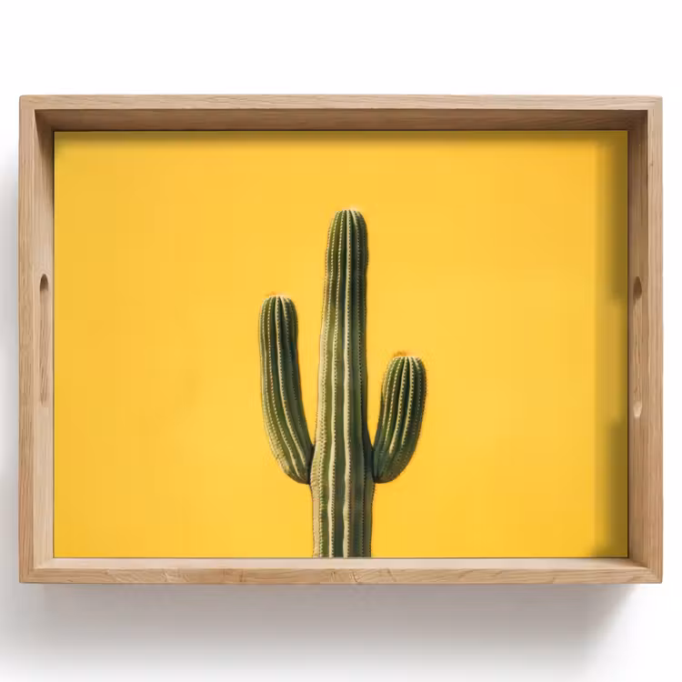 Dienblad - Cactus - Groen - Minimalistisch — 1