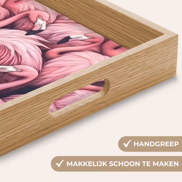 Dienblad - Flamingo - Roze - Dieren — 5