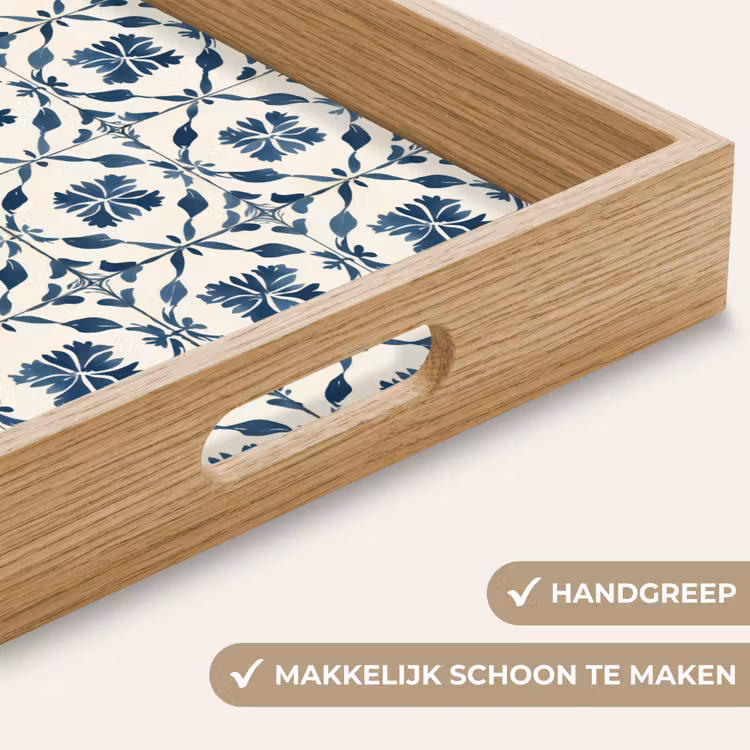 Dienblad - Grafisch - Tegel - Blauw — 5