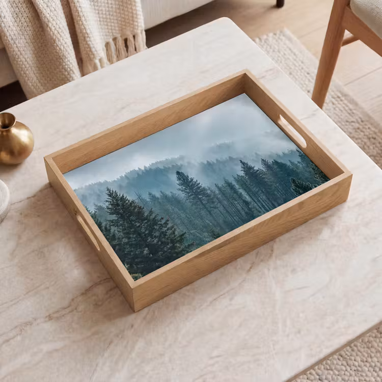 Dienblad - Naaldwoud - Bergen - Mist — 2