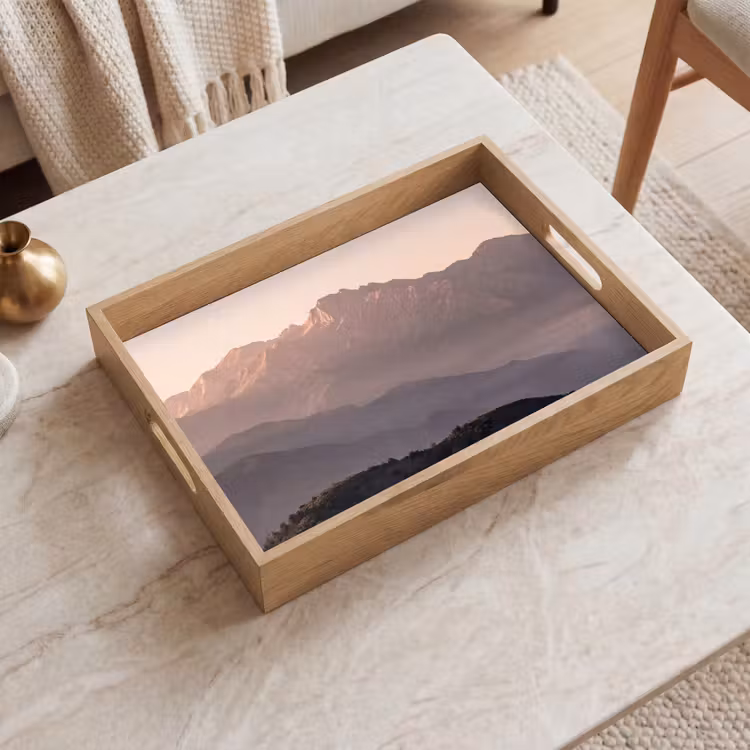 Dienblad - Panorama - Landschap - Bergen — 2