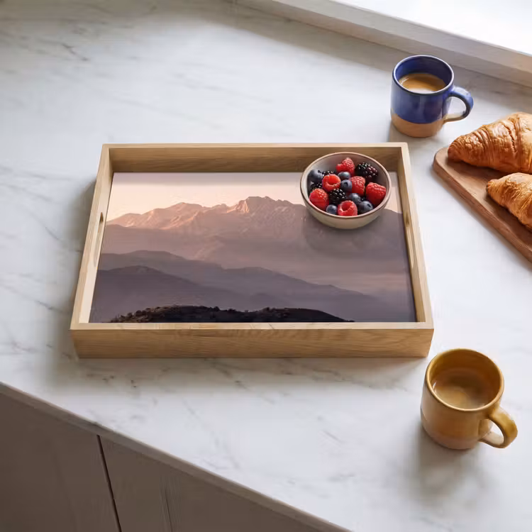 Dienblad - Panorama - Landschap - Bergen — 4