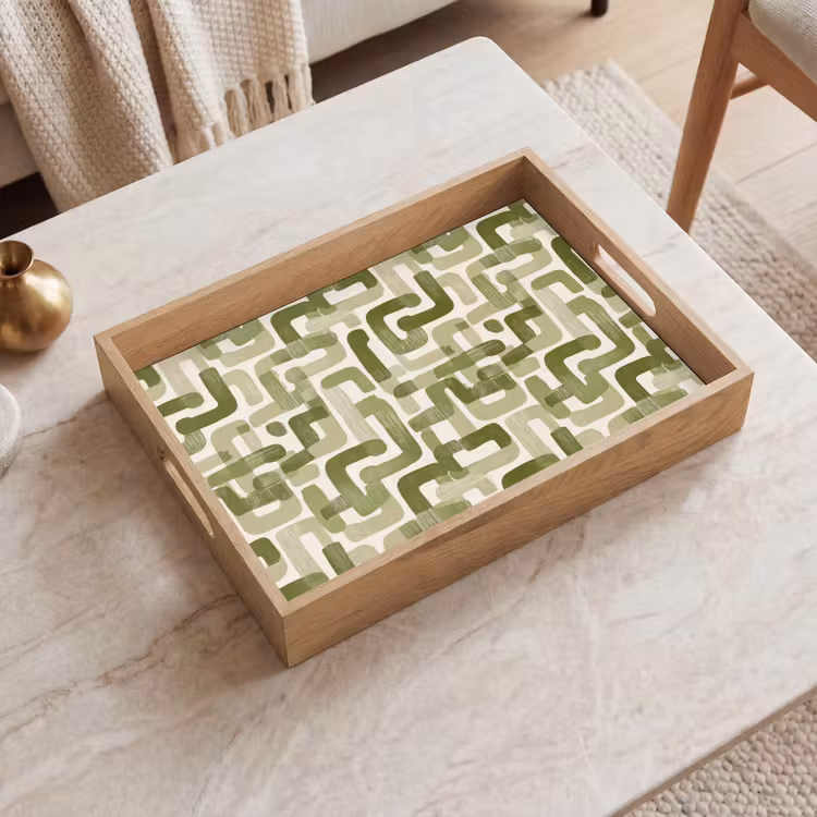 Dienblad - Modern - Grafisch - Groen — 2