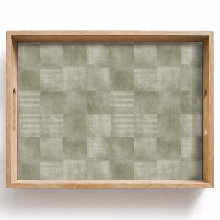 Dienblad - Vlakken - Rustiek - Groen