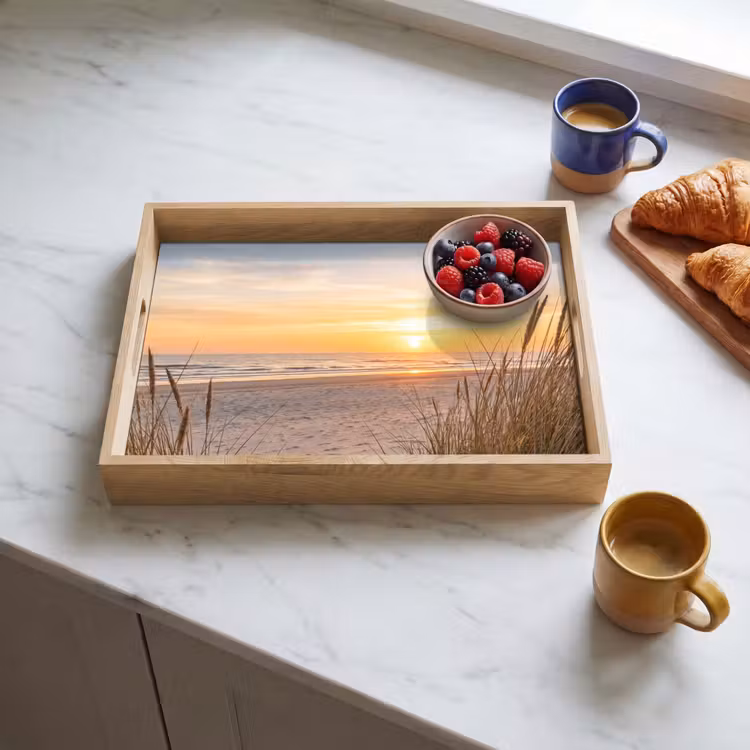 Dienblad - Zonsondergang - Duinen - Zee — 4