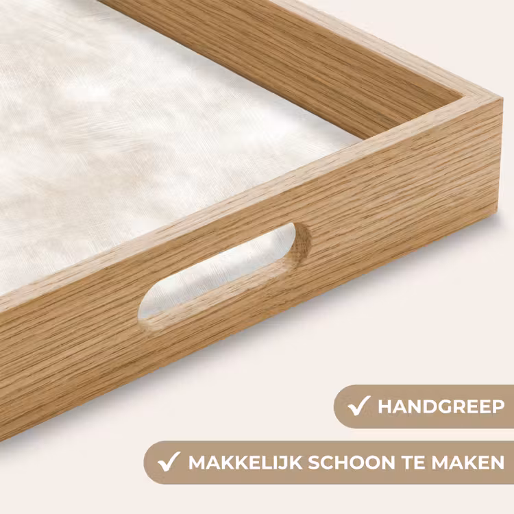 Dienblad - Subtiel - Structuur - Beige — 5
