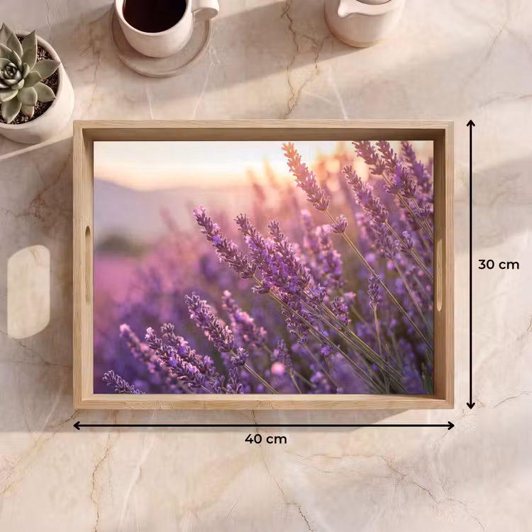 Dienblad - Lavendel - Paars - Zonlicht — 9