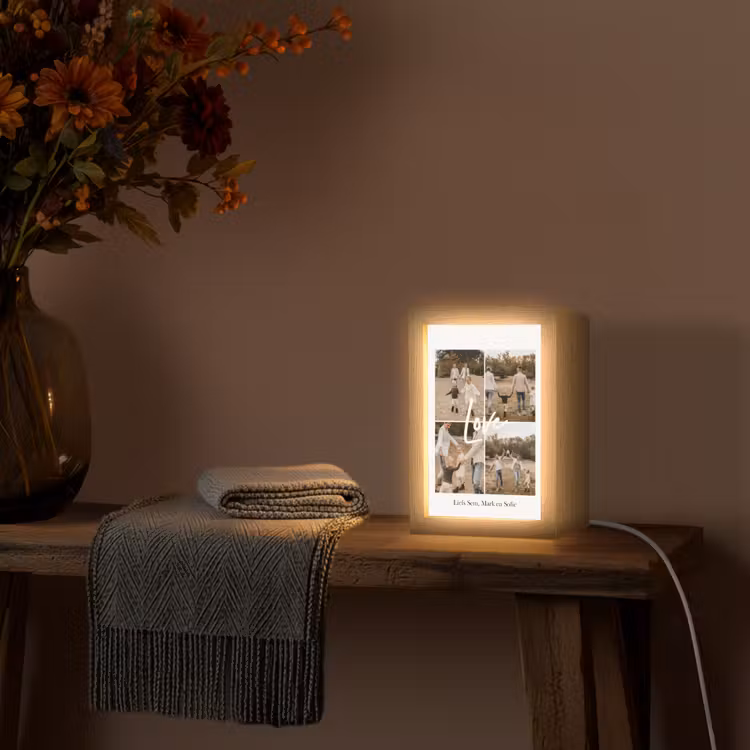 Gepersonaliseerde Lightbox - Collage - 4 Foto's — 3