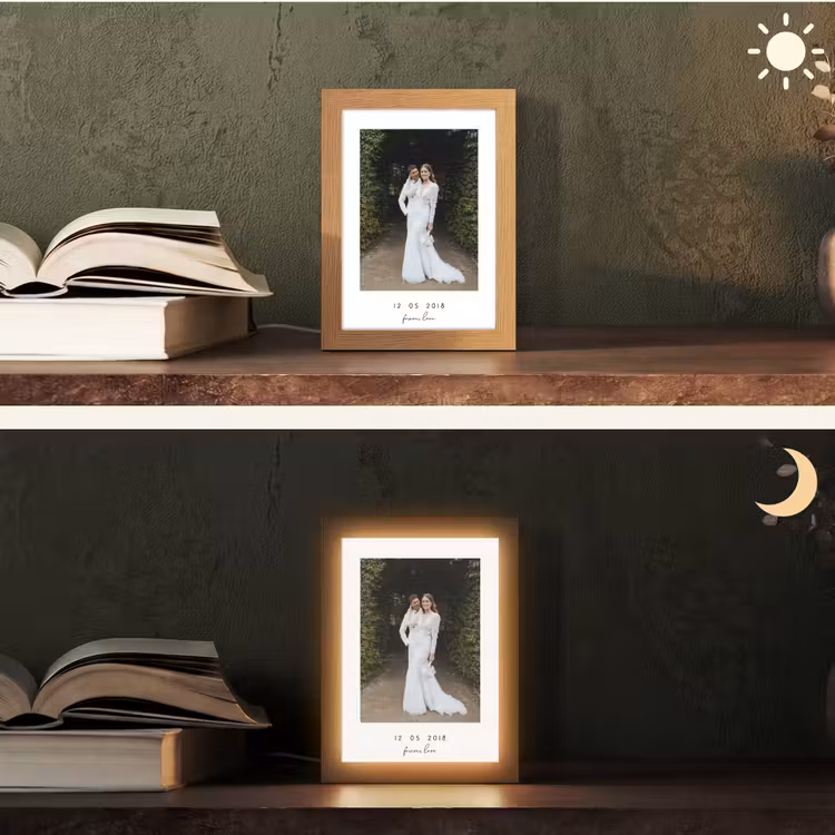 Gepersonaliseerde Lightbox - Witte border met tekst — 5